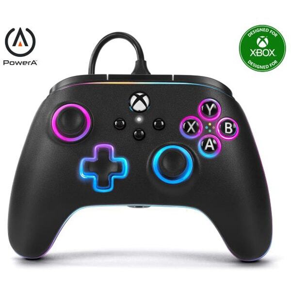 Xbox One Series S X コントローラー Lumectra Advantage Wired Controller Xbox Series X|S Black