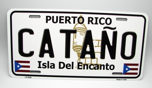PUERTO RICO CATANO ISLA DEL ENCANTO METAL CAR NOVELTY LICENSE PLATE AUTO TAG - Foto 3 di 12