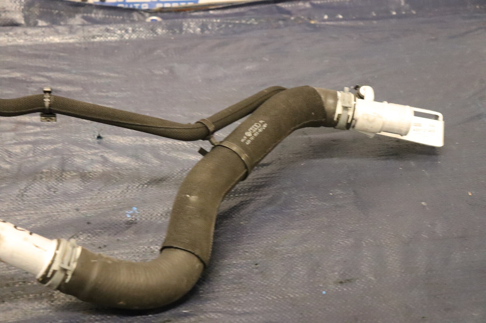 2012 AUDI R8 5.2 QUATTRO SPYDER V10 OEM FRONT OUTER RADIATOR COOLANT PIPE #1256