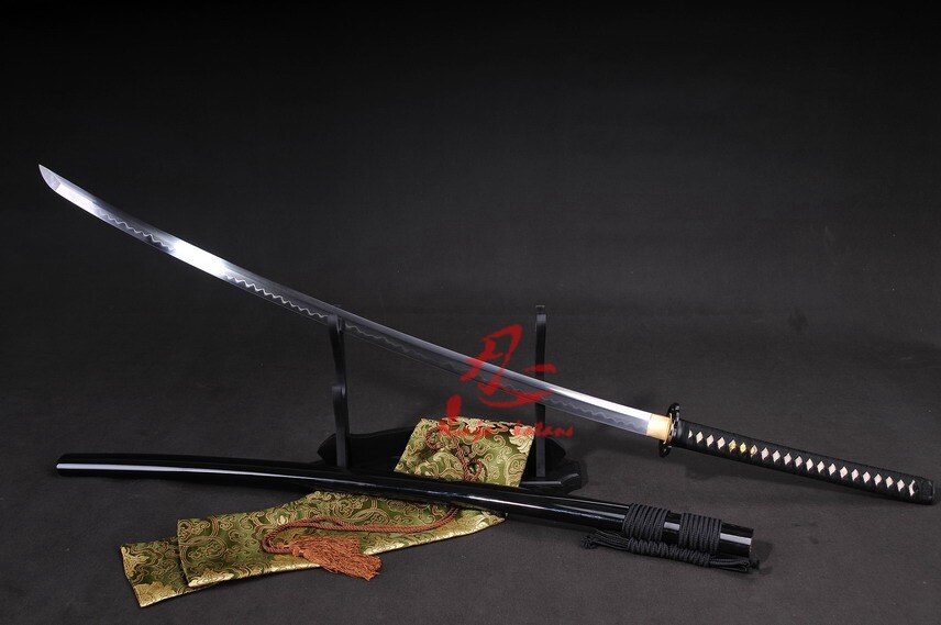 Espada Nodachi afilada 132CM Battle Ready T-10 acero arcilla templado Full Tang-