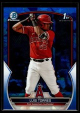 Luis Torres 2023 Bowman Chrome Sapphire Edition Card #BCP-155