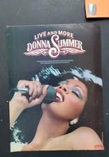 Donna Summer Live And More Album Promo Print Advertisement 1978