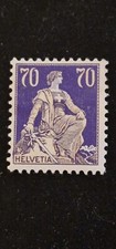 Suisse, timbre de 1924 avec charnière Sc#142 YT#207 Non Oblitéré Helvetia