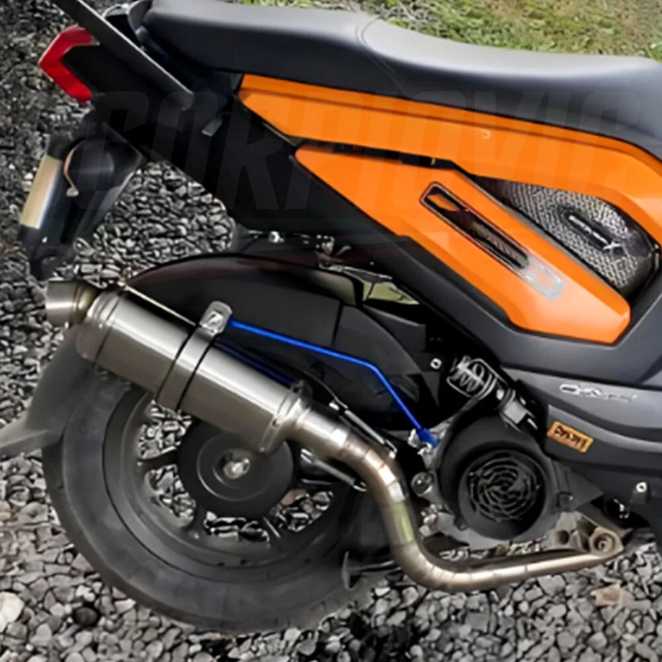 Tubo silenciador universal deslizable 51 mm 2" para motocicleta modelo A12 Foto 3 de 4