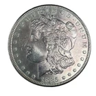 1885 Morgan Dollar Pinkish Toning, BU. Uncirculated 90% Silver $1 US Coin #326