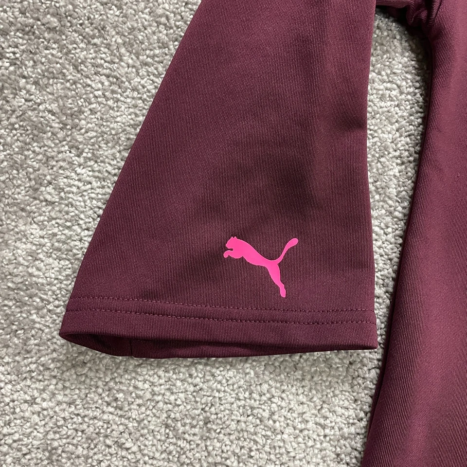 Puma Sudadera con Capucha Niñas Niños XL (16) Granate Pullover Viaje Informal Deportes Foto 4 de 4