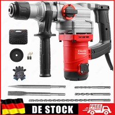 3500W Schlagbohrmaschine Bohrhammer Meißelhammer Stemmhammer SDS-Plus Mit Koffer
