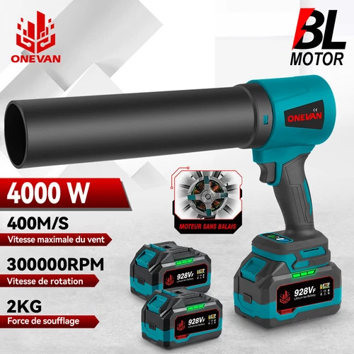 Turbine Violente Souffleur de poussière électrique pour 18V Makita batterie