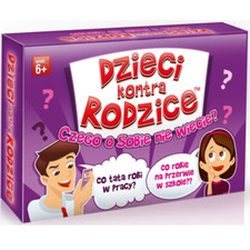 Dzieci kontra Rodzice. Czego o sobie nie wiecie Polska Gra Towarzyska Dla Dzieci
