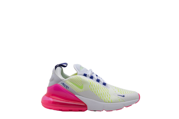 Nike Air Max 270 White Pink Blast Volt 