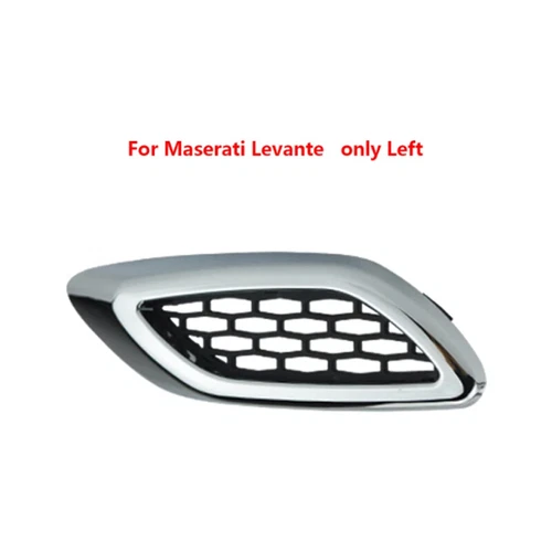 Left Front Side Grille Air Vents Outlet Fender Cover For Maserati Levante 1Pcs - Picture 1 of 6