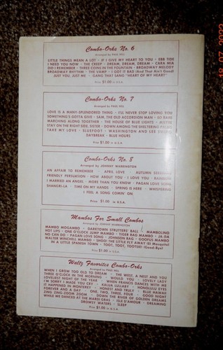 VINTAGE "THE BIG BEAT: Small Combos" 15 Tunes, C/Bb/Eb & Rhythm Instrument, PreO - Picture 4 of 4