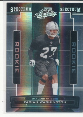 2005 Absolute Fabian Washington RC Spectrum Silver /100