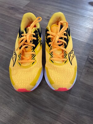 Saucony Axon 2 Yellow Black Running Shoes S10732-16 Women display picture 3