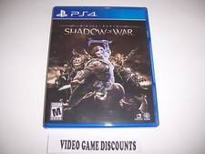Original Box Case Replacement Sony PlayStation 4 PS4 MIDDLE EARTH SHADOW OF WAR
