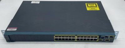 Cisco  Catalyst (WS-C2960S-24TS-S) 24-Ports Rack-Mountable Switch Managed