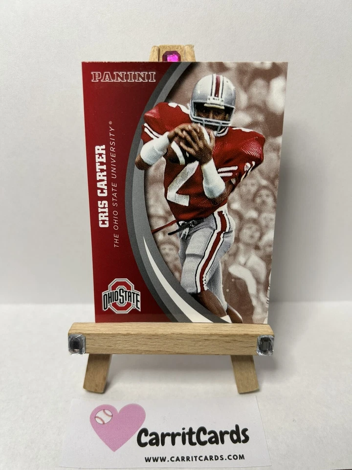 CRIS CARTER 2015 Panini Ohio State Team Collection #17 - Image 3 of 4