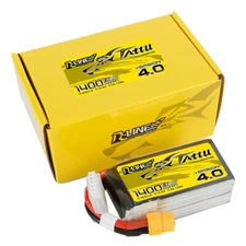 Tattu R-Line Version 4.0 1400mAh 14.8V 130C 4S Lipo Battery Pack With XT60 Plug