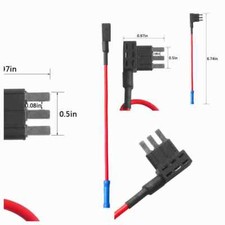 5/10/20 Pack Micro3Fuse Holder Micro3 Fuses Fuse Automotive ATL 3 Prong