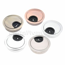 Herrajes para muebles PC computadora 50 mm diámetro mesa escritorio ojales cable agujero cubierta 1X