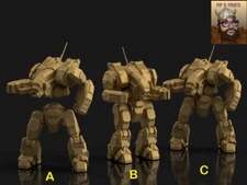 ARC-5W Archer For Battletech  Three Variations! 6mm-10mm-15mm
