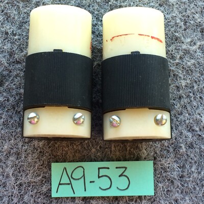 Lot of 2 HUBBELL 23IA / TWIST-LOCK CONNECTOR PLUG / 20A 125/250V FEMALE