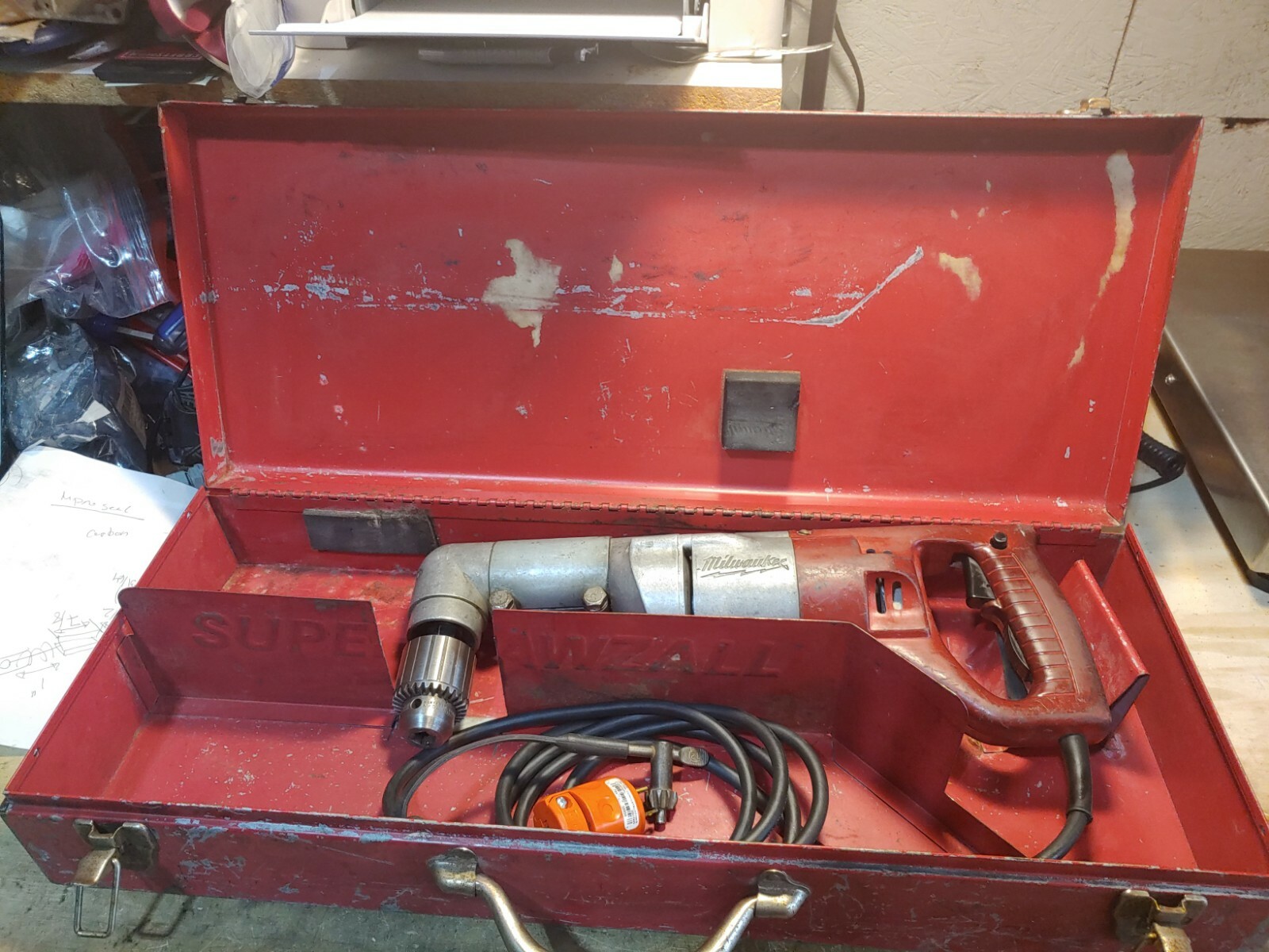 Milwaukee 11011 Heavy Duty Right Angle Drill Made in the USA eBay