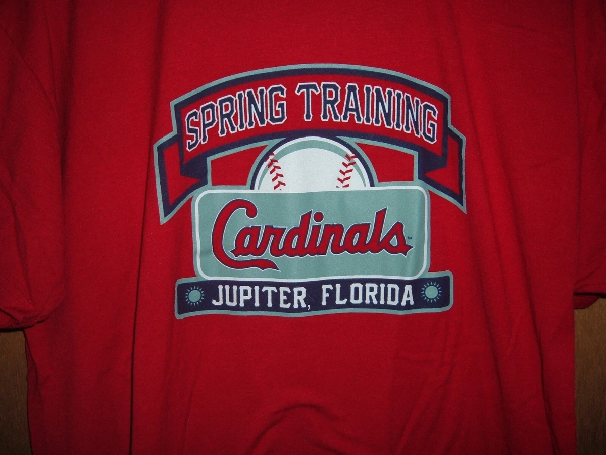 MLB St Louis Cardinals Baseball Spring Training Jupiter, FL Adult Large  T-Shirt