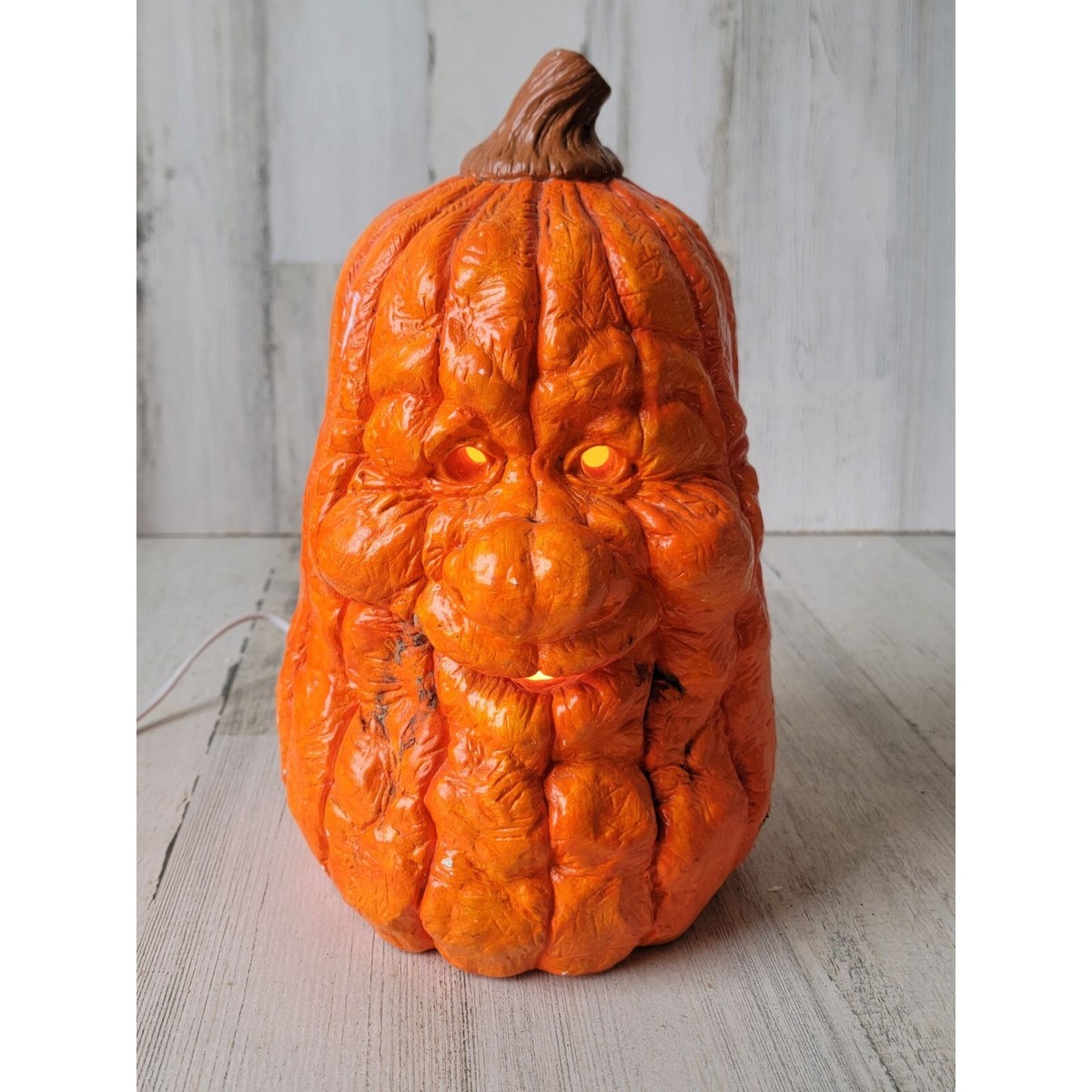 Accents unlimited unique old pumpkin light up grandma