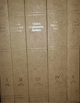 Buch - KANDLER Peter - ISTRISCHER DIPLOMATISCHER CODE. 5 Bände.