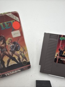 Vintage Video Game 1987 NES Nintendo Gauntlet by Tengen Box & Cartridge