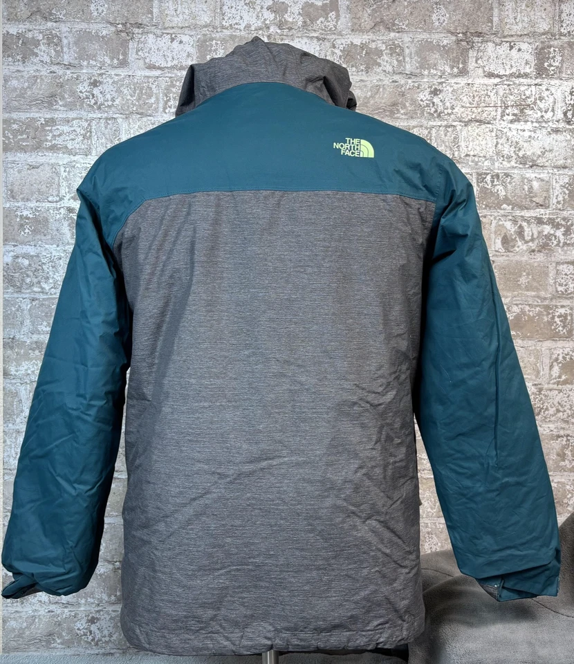Chaqueta The North Face Niños XL 18/20 Gris Teal Lima Triclimate 3 en 1 Con Capucha Esquí Foto 3 de 4