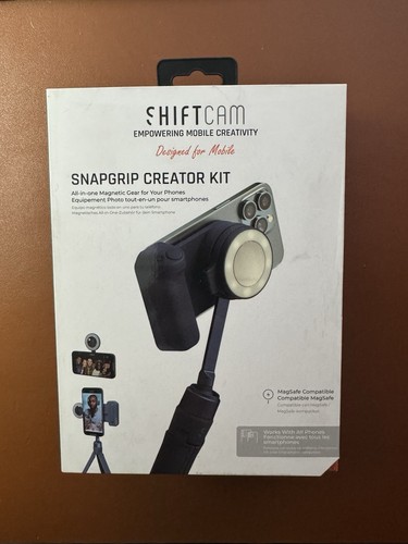 ShiftCam SnapGrip Creator Kit - Mobile grip with battery Chalk Pink - *USED