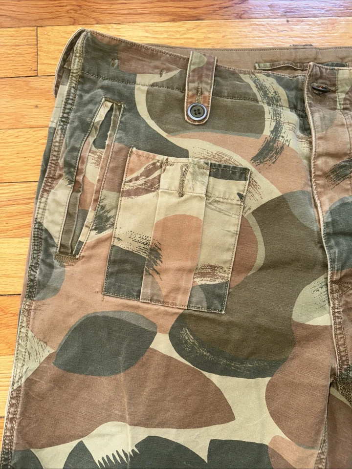 Pantalones Cortos De Colección Polo Ralph Lauren Camuflaje Británico Segunda Guerra Mundial Carga Para Hombre Talla 36 Calce Relajado Foto 2 de 4