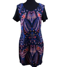 Yumi Women's Sweater Knit Short Sleeve Dress Size 8/10