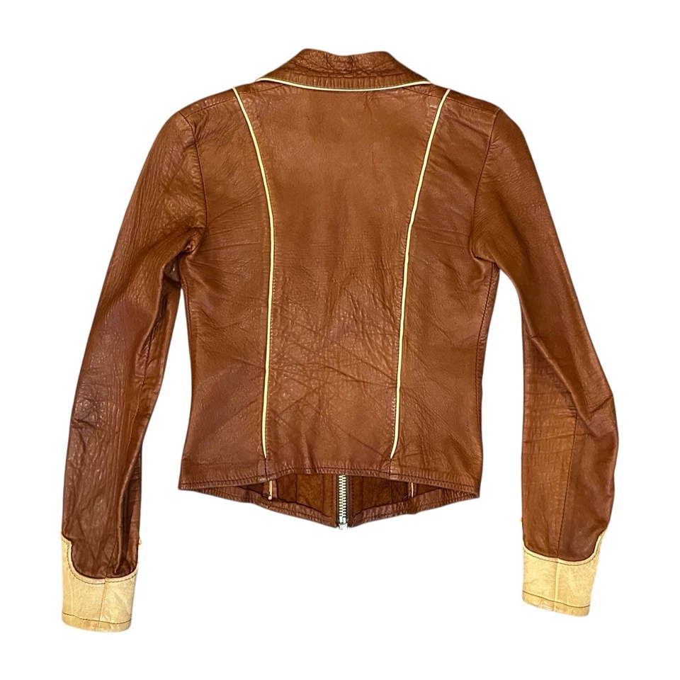 Chaqueta de rodeo East West Musical Instruments Co años 70 San Francisco rara Foto 2 de 4