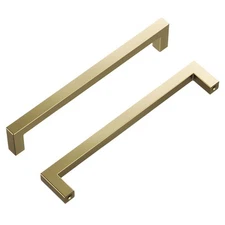 Solid Metal 6 5 16 Inch Golden Nickel Cabinet Pulls and Knobs High Quality Ha...