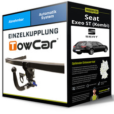 Abnehmbare Anhängerkupplung für SEAT Exeo ST (Kombi) 06.2009- Typ 3R5 TowCar NEU