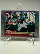 2021 Donruss Baseball Ronald Acuna Jr Livestream Holofoil #LS5 ~ Atlanta Braves