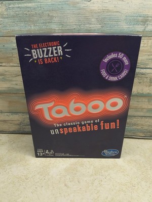 TABOO The Classic Game Of Unspeakable Fun With Electronic Buzzer Complete