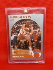 1990 NBA HOOPS Mark Jackson No. 205 ( Menendez Brothers ) Murder card + MAG Case