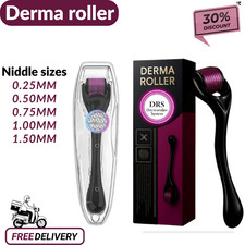 DERMA SKIN ROLLER 540 TITANIUM MICRO NEEDLE HAIR REGENERATION HAIR&BEARD GROWTH