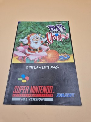 Daze before Christmas SNES Super Nintendo Anleitung/Manual