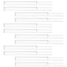 6 Pairs Clear Grip Clip Sheet Music Holder Acrylic Clips Book Page