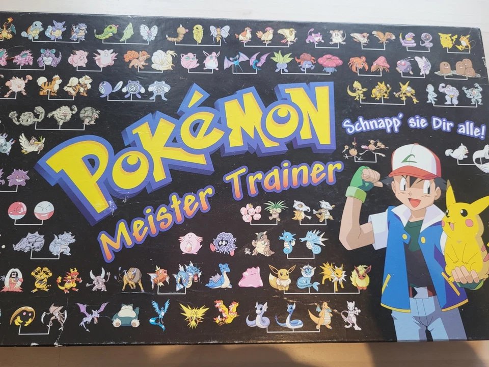 Pokemon Meistertrainer MB Brettspiel Kult Sammler Vintage Spiel ab 7 Jahren - Bild 3 von 4