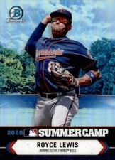 2021 Bowman Chrome #SC-22 Royce Lewis 2020 Summer Camp Minnesota Twins