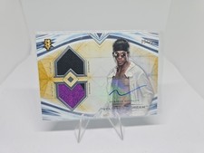 2020 Topps WWE Undisputed Dual Relic Velveteen Dream Auto /10