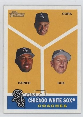 2009 Topps Heritage SP Joey Cora SP Harold Baines SP Jeff Cox #458 HOF 0t2