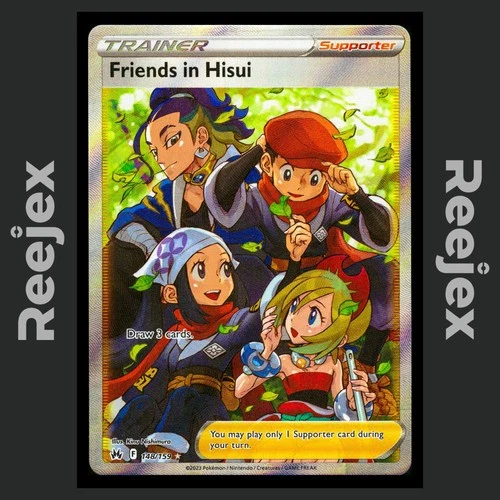 Friends in Hisui - 148/159 - Ultra Rare - Crown Zenith - Pokemon Card - NM/M