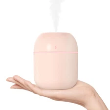 Portable Mini Humidifier 220ml Small Cool Mist Humidifier USB Personal Desktop H